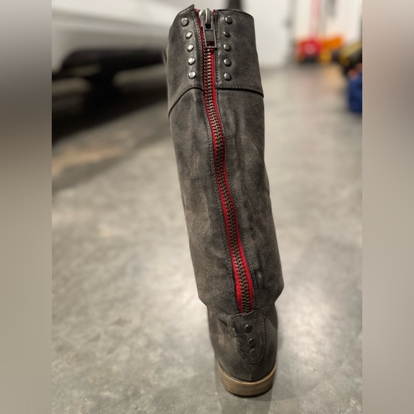 Grey Tall Boots 👢 - Picture 2 of 2